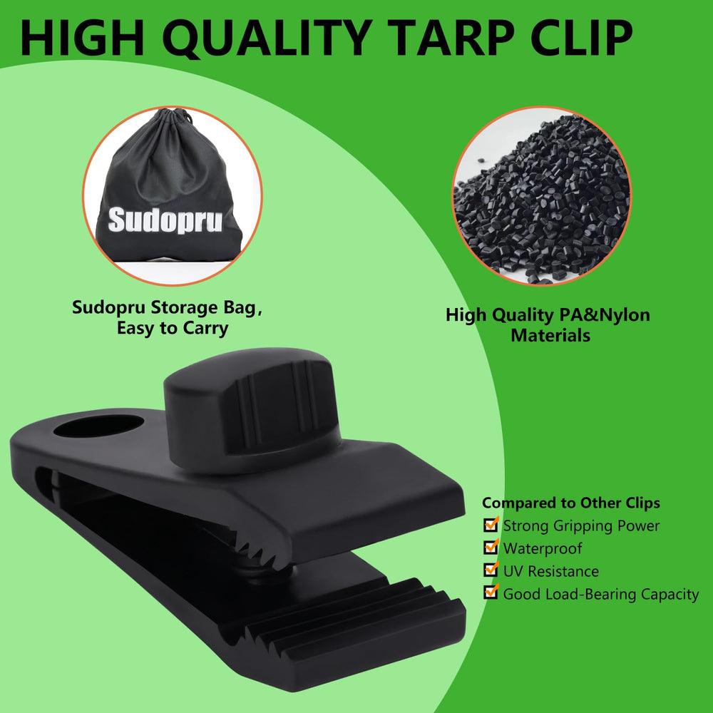 Sudopru boat-cover clamp ensures stable hold without damaging fabric.