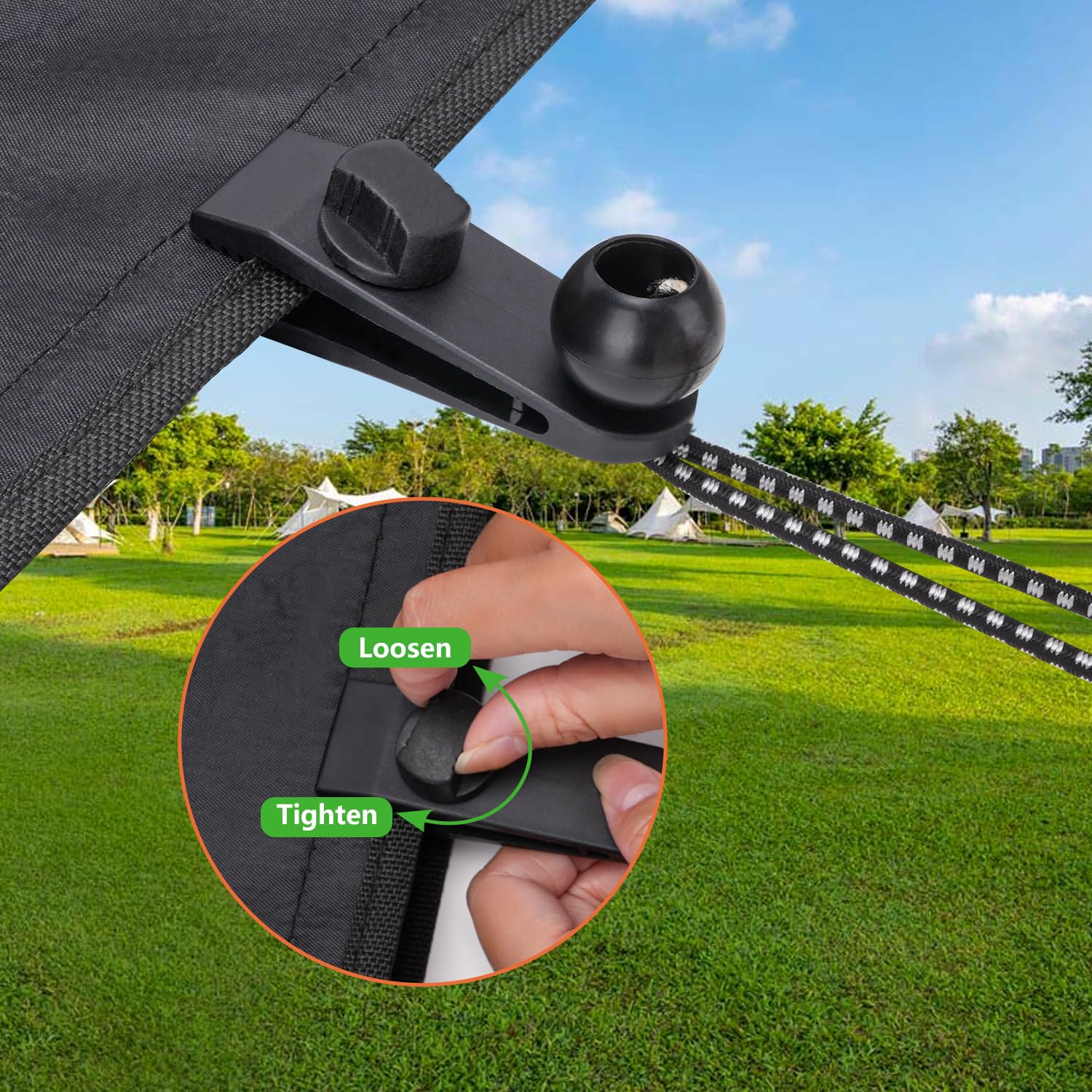 Sudopru storage-bag keeps clips and cords organized for quick trips.