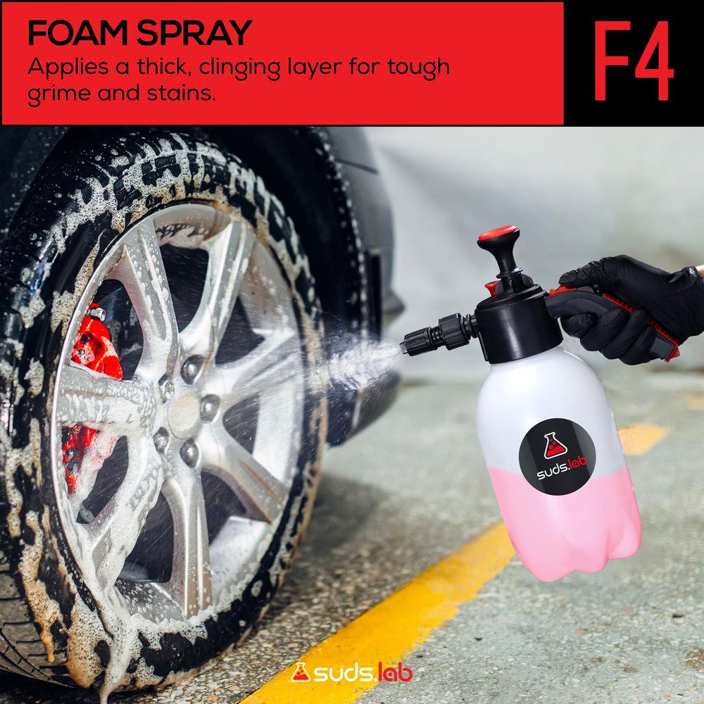 Suds Lab F4 adjustable spray modes switch between mist and stream