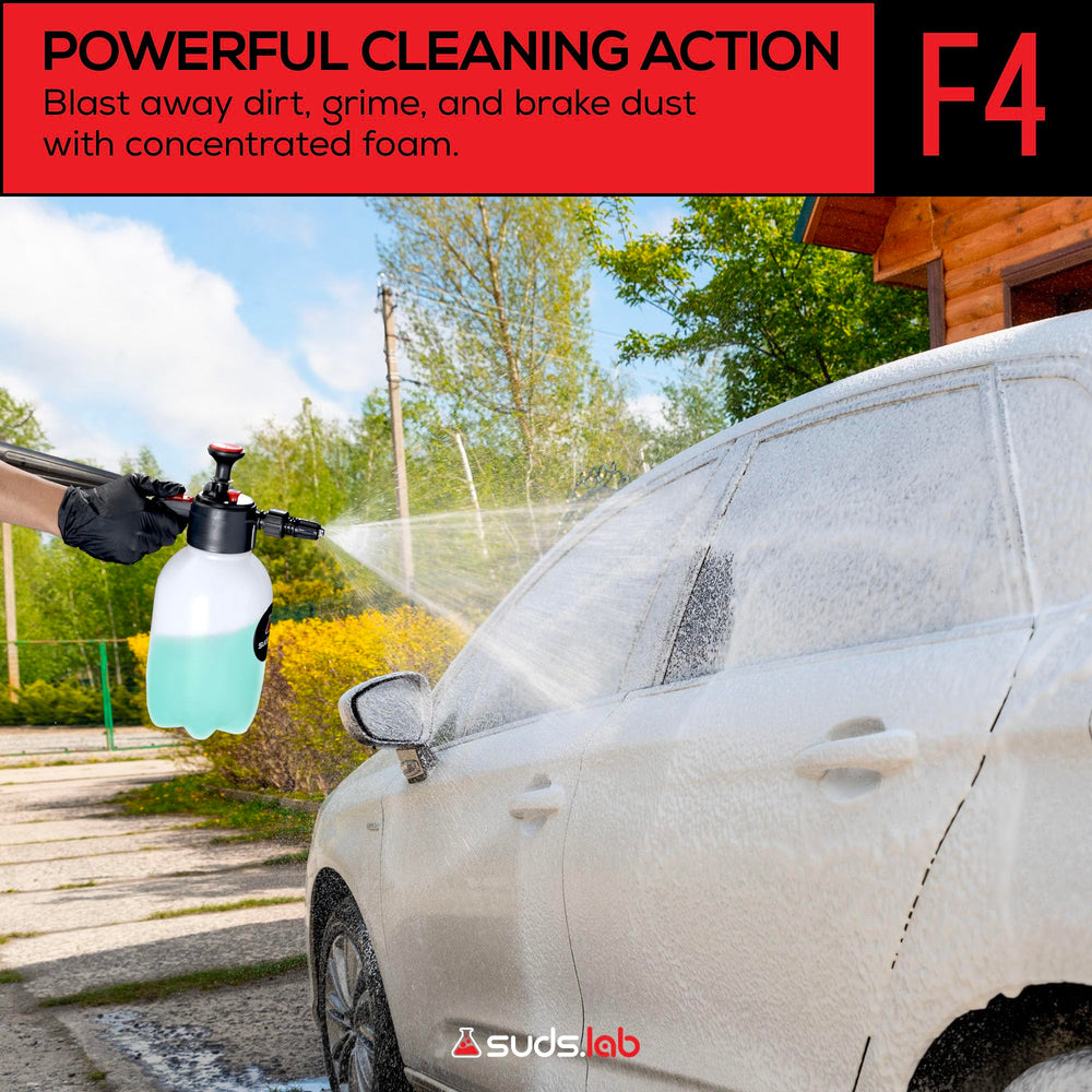 Suds Lab F4 safety valve prevents over-pressurization during use
