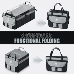 SugarFox non-slip base keeps the trunk organizer steady on roads.