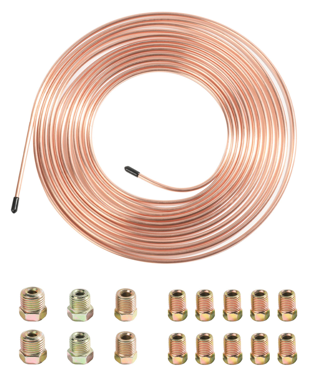 SUJADE YAKEFLY 25 ft brake line coil ready for installation and routing.