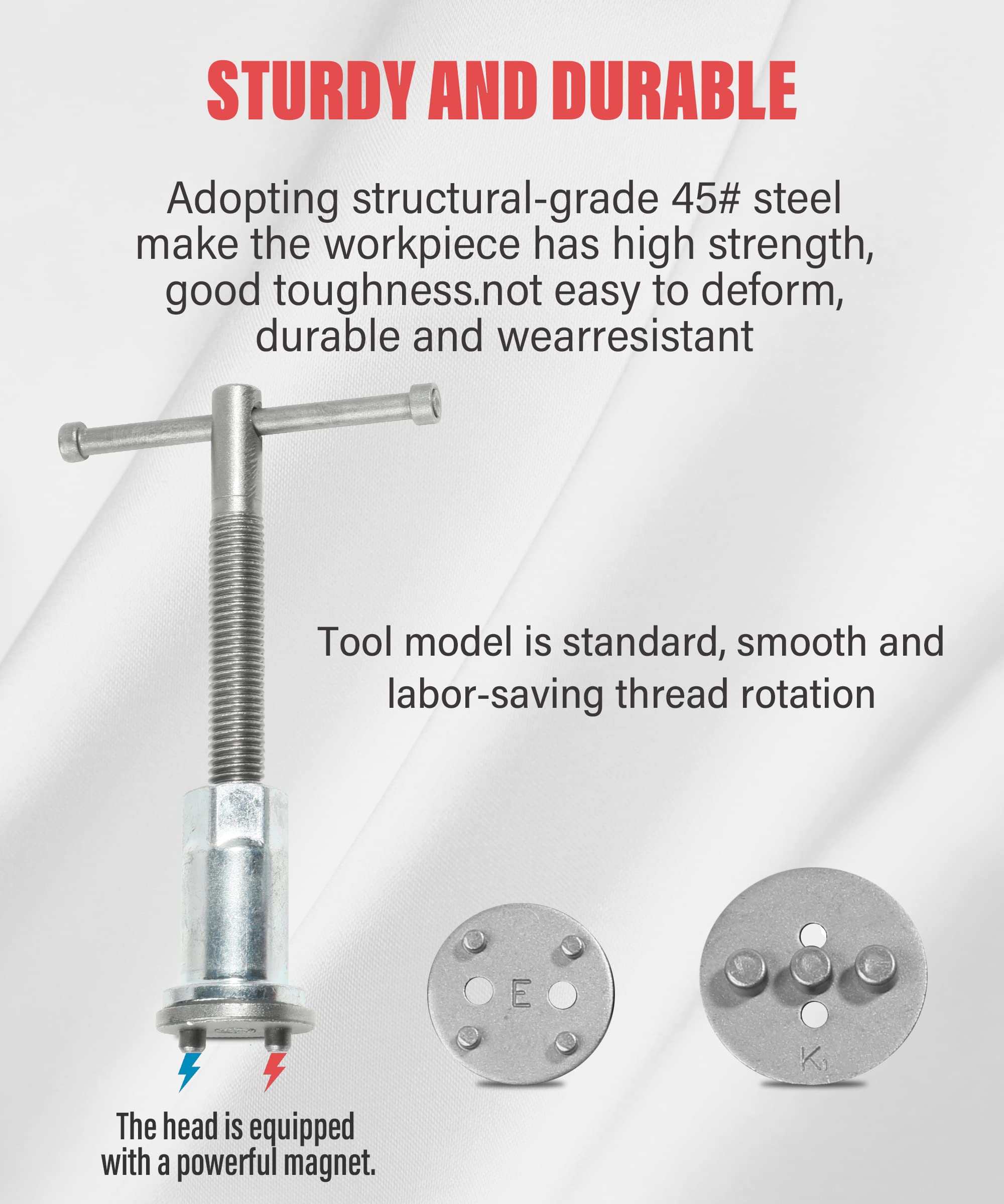 SUJADE YAKEFLY brake caliper hook and fixed plate ensure secure operation.