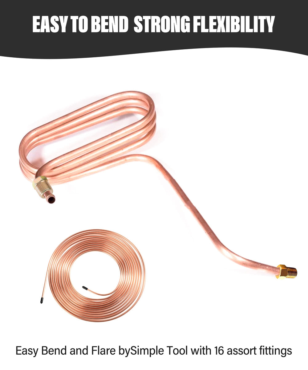 Rustproof finish on SUJADE YAKEFLY brake line for long-term use.
