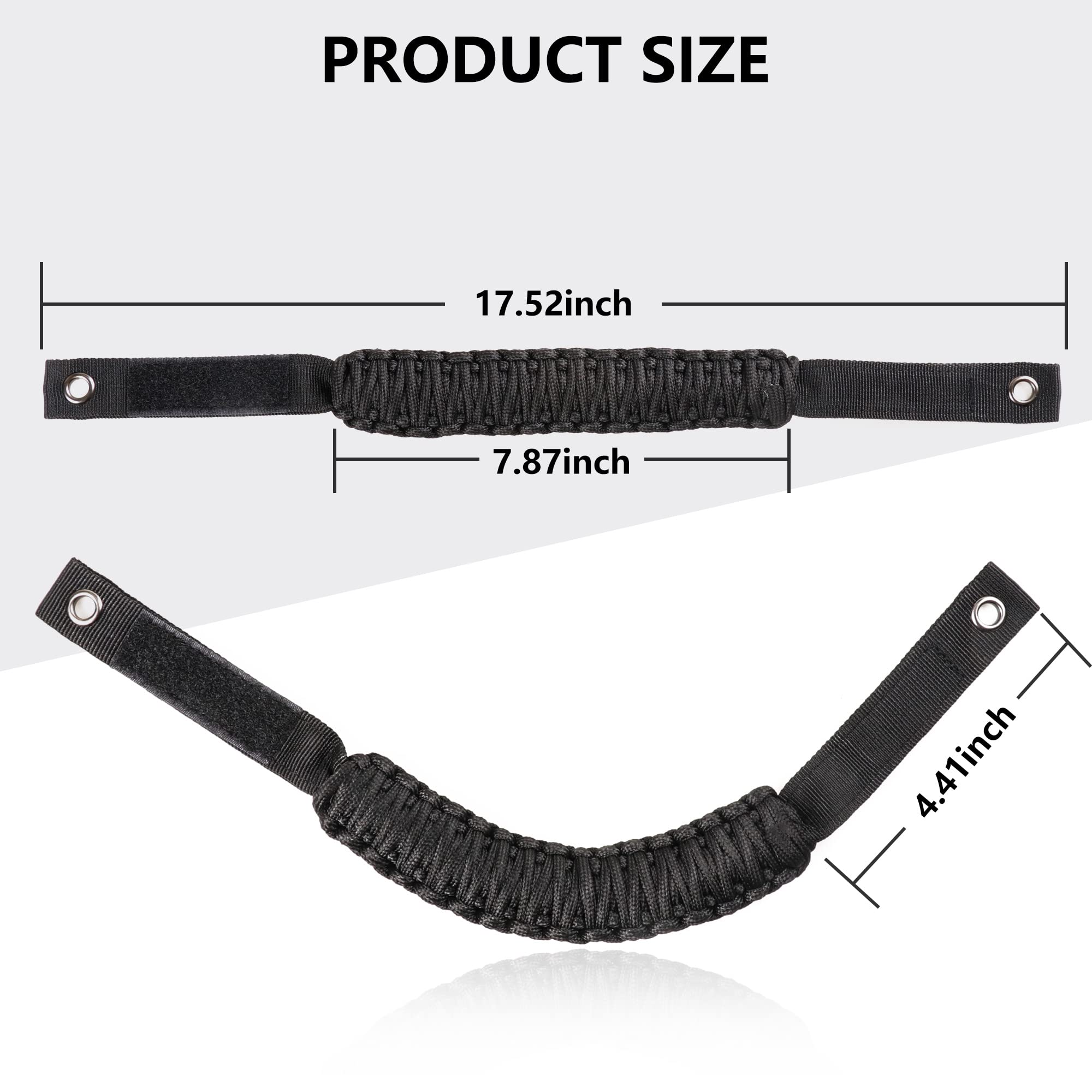 Sukemichi four-pack black Bronco grab handles ready for installation