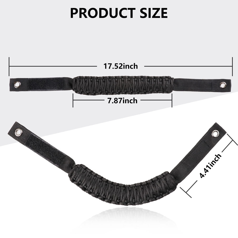 Sukemichi four-pack black Bronco grab handles ready for installation