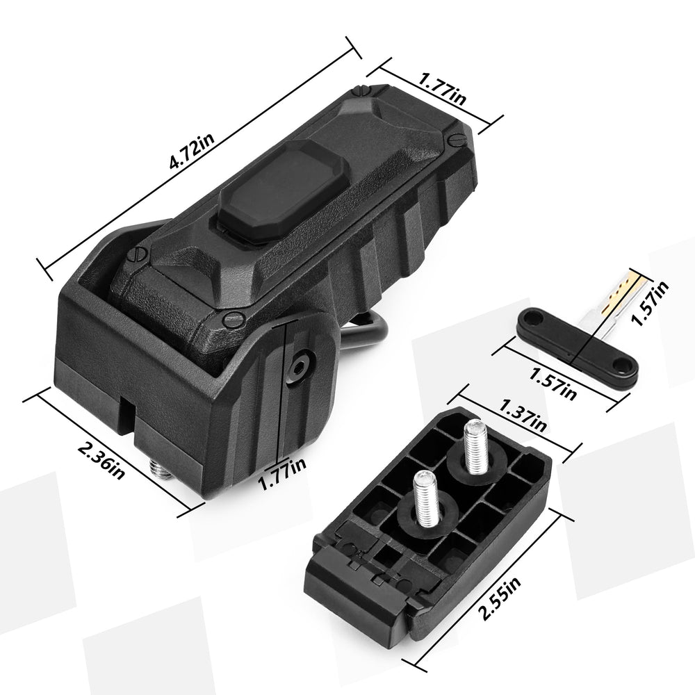 Sukemichi hood latch on Wrangler JL for enhanced security