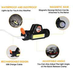 Sukemichi grab handles with light two-pack showing rugged paracord grip.
