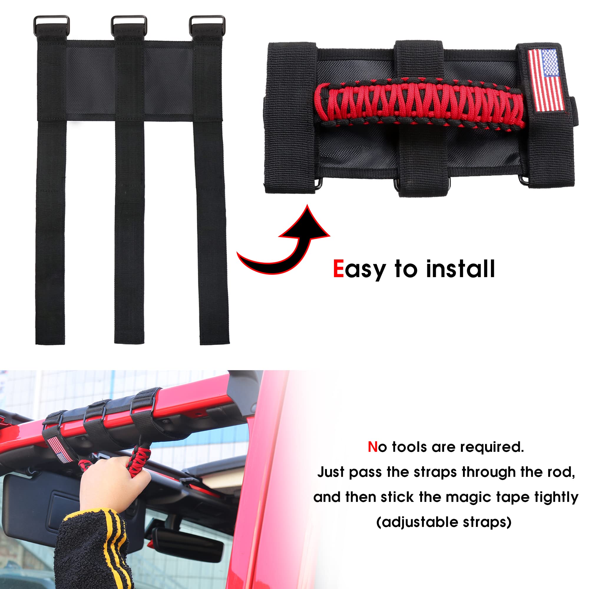 Sukemichi strap design enables easy installation and sturdy hold.