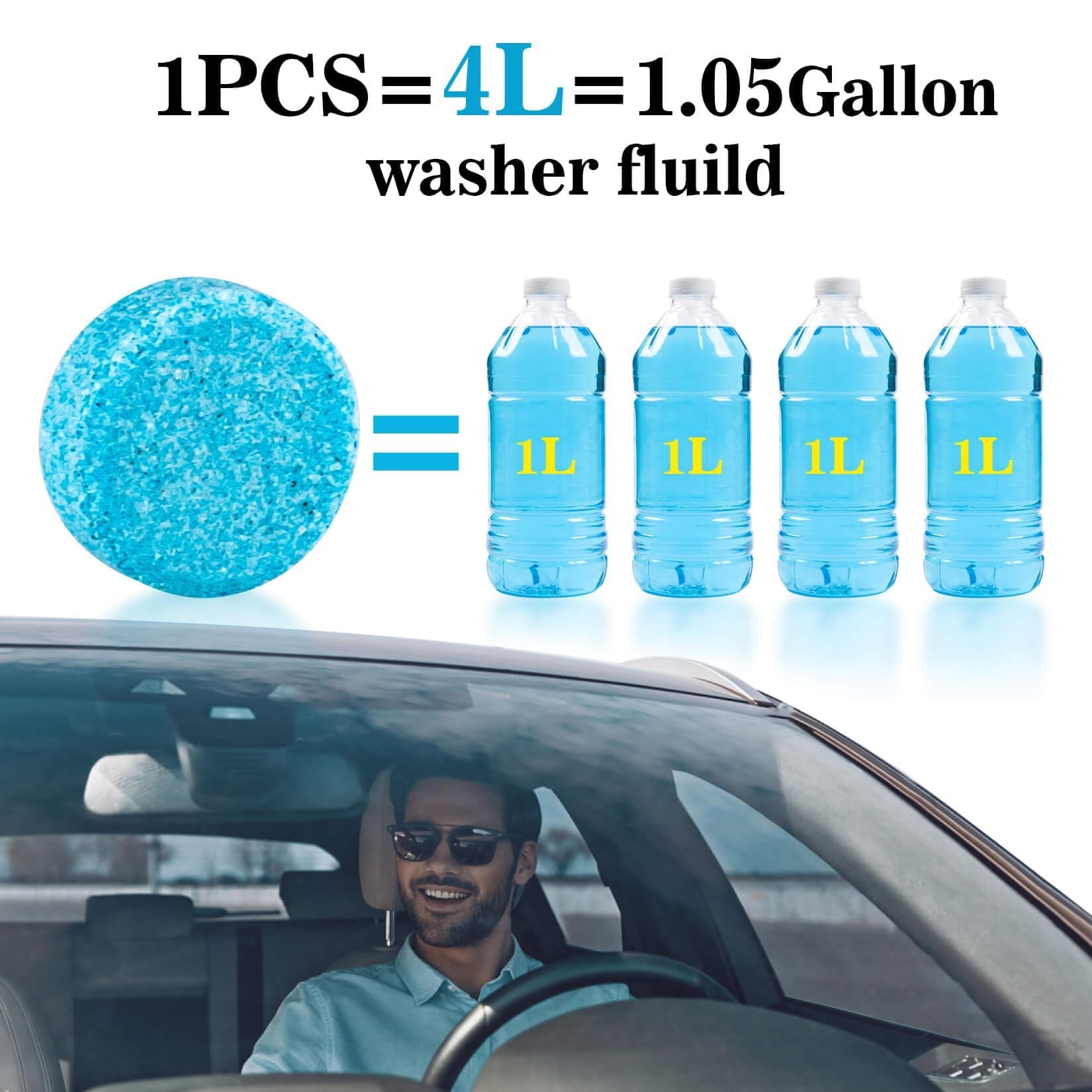 Sukh ready liquid in tank enables clear windshield visibility during wash