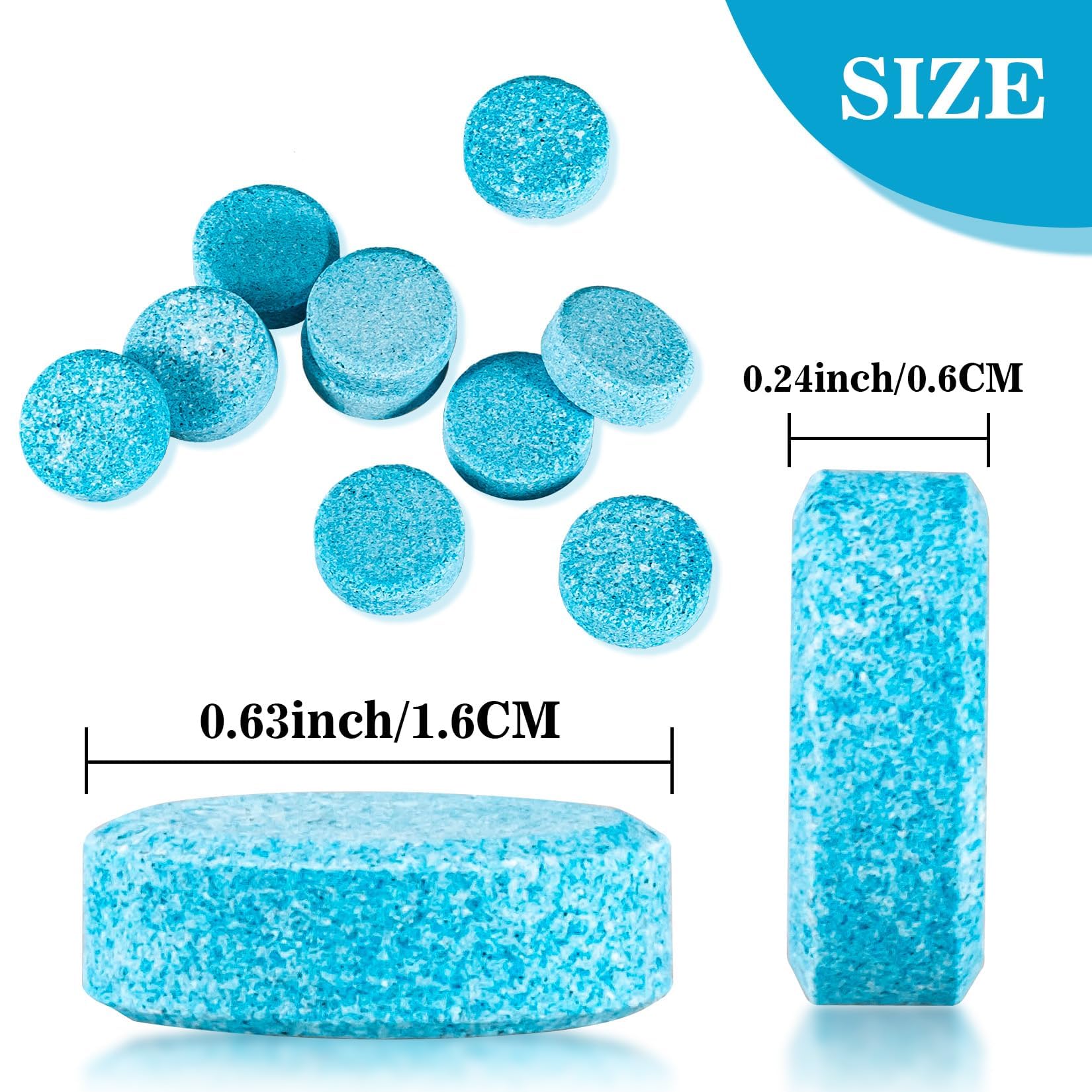 Sukh tablet dissolving in water demonstrates quick preparation of concentrated cleaner