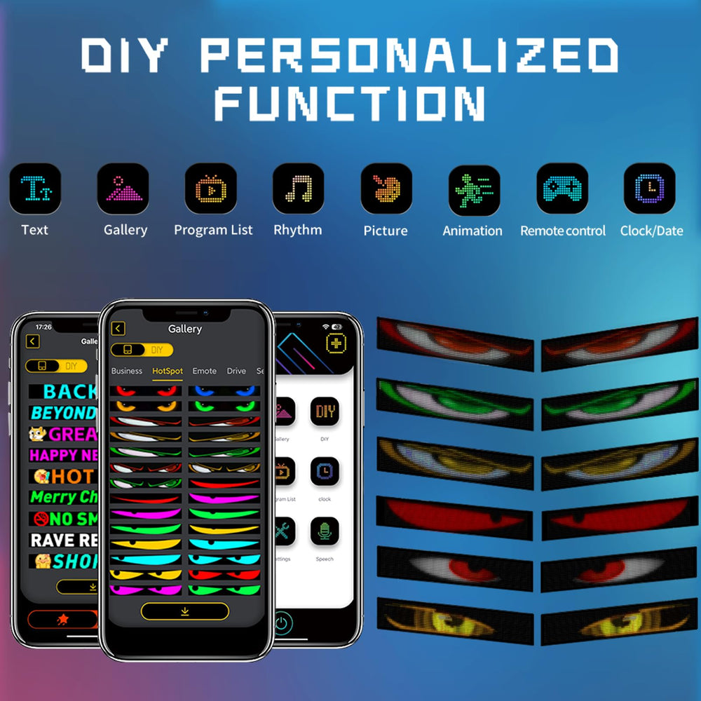 Sulmeyhub Devil's Eye USB-powered LED matrix panel is plug-and-play.