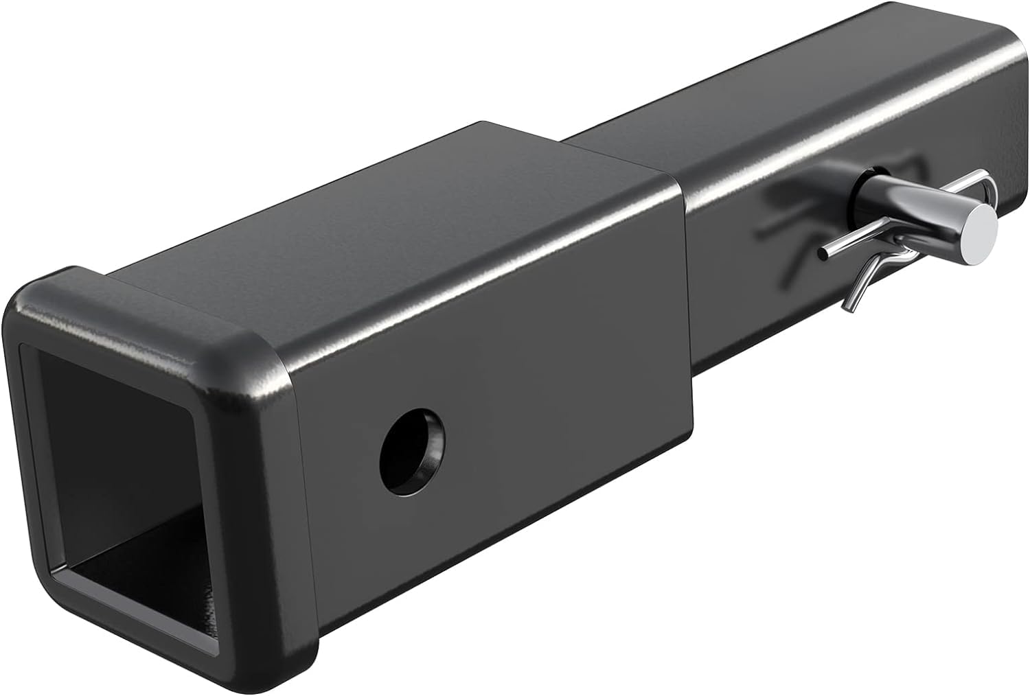 Sulythw 2-inch hitch extender steel construction for added reach and clearance.
