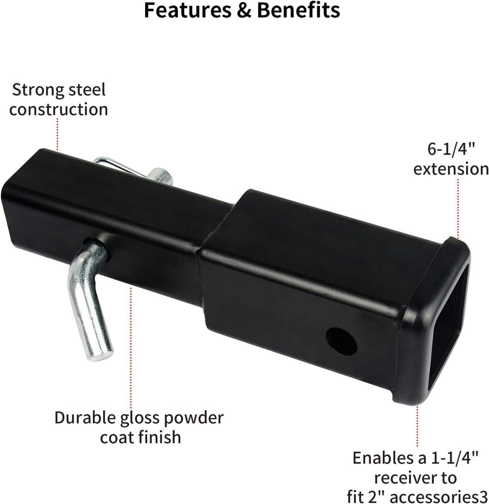 Sulythw black powder coated finish resists rust and weather.