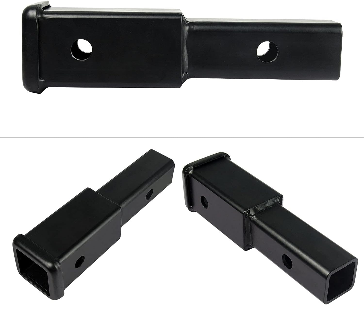 Sulythw hitch extender pin hole alignment for compatible bike racks.