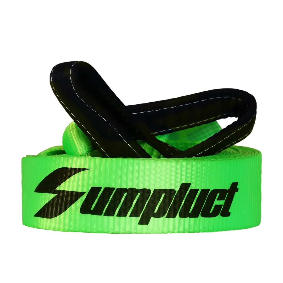 Sumpluct Recovery Tow Strap 20ft green no-hook for emergency towing scenarios