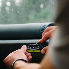 Shatterproof flex-tube design of Lev-o-gage II withstands outdoor RV use