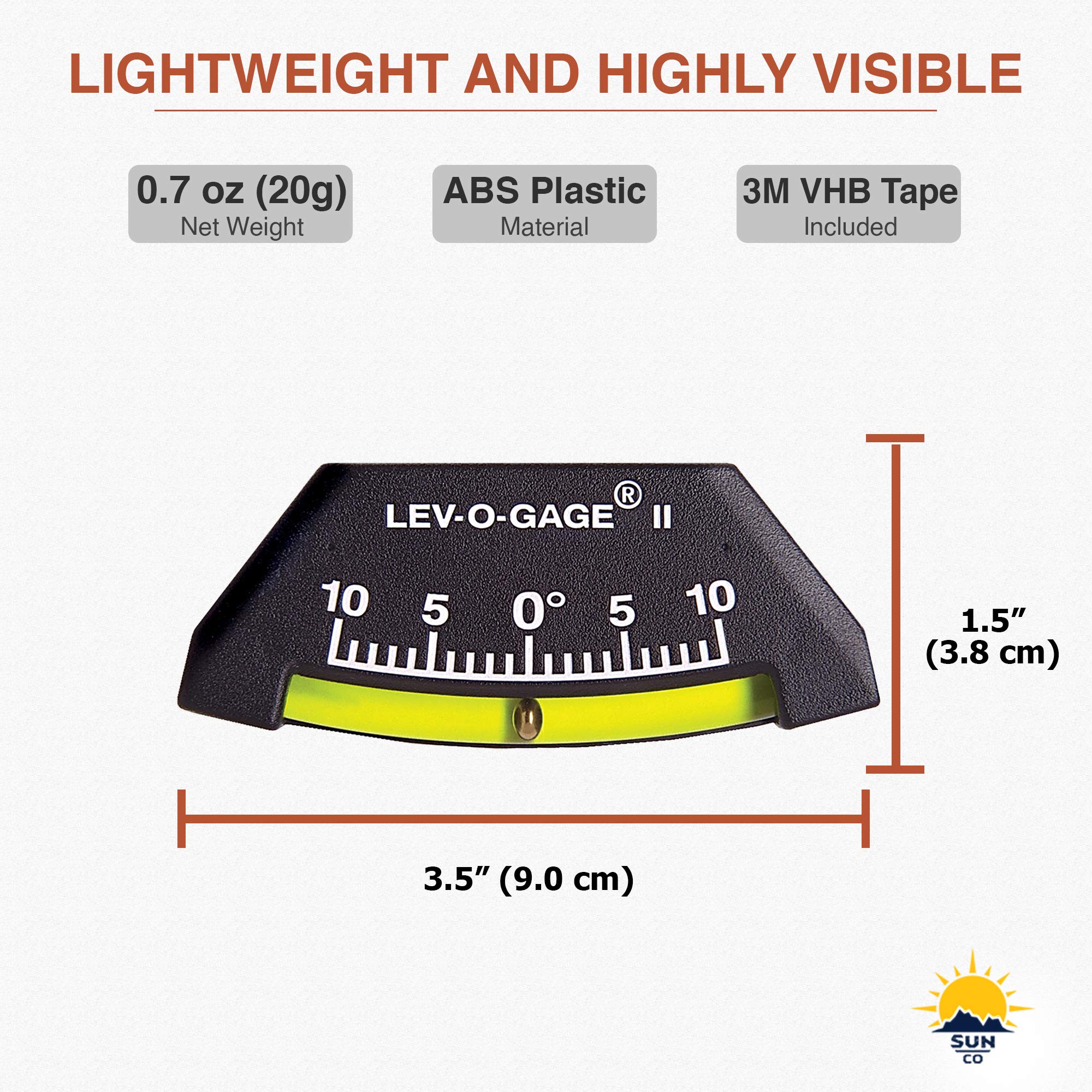 Two-pack Lev-o-gage II ideal for dual-axle RV leveling setups