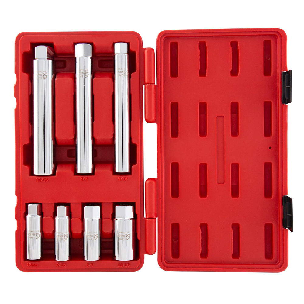 Sunex Tools 8845 extra-deep spark plug sockets for hard-to-reach plugs