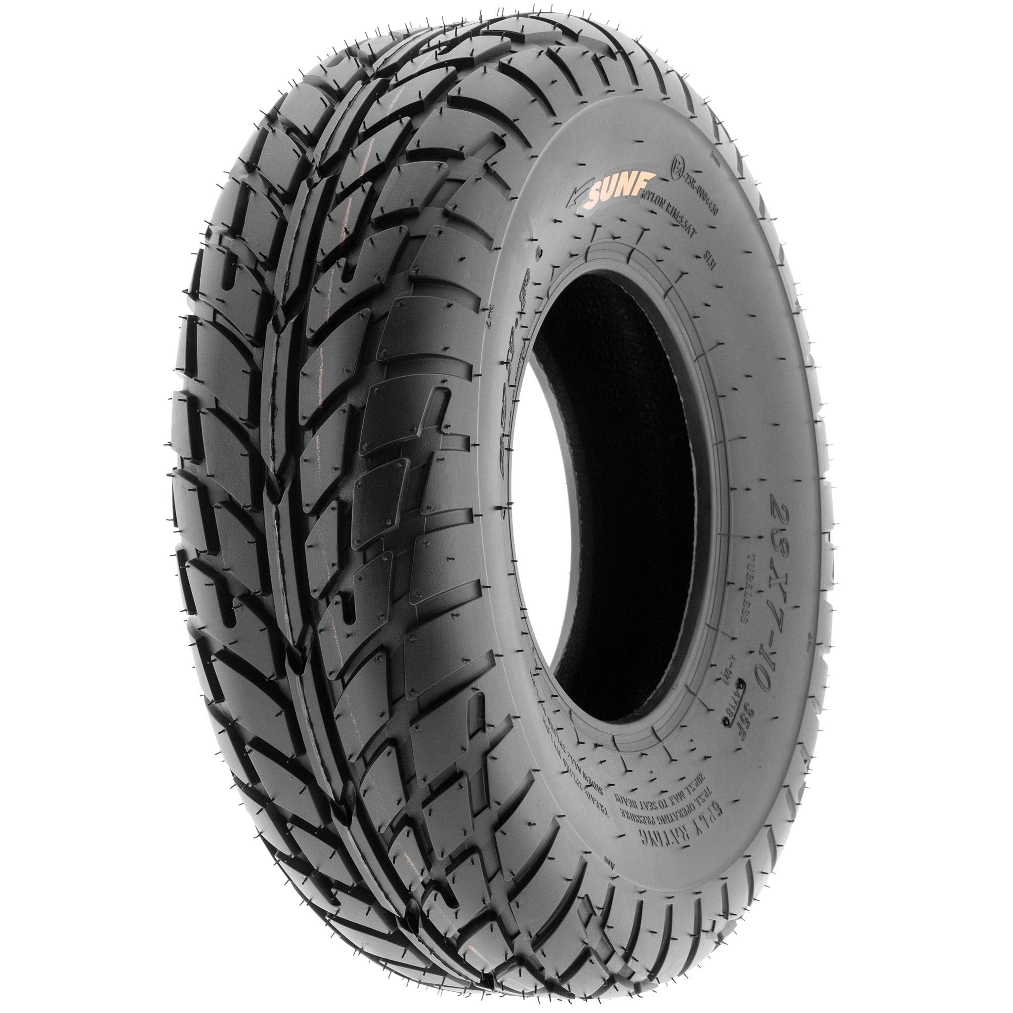 SUNF 14570x6 ATV tire durable and ready for rugged tasks.