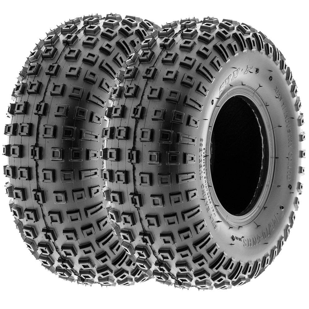SUNF A011 grid dimple tread close-up for all-terrain grip and stability.