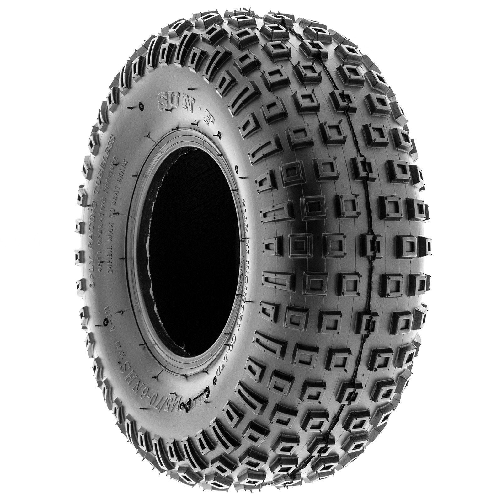 SUNF A011 145/70-6 size compatibility for a range of ATV/UTV models.