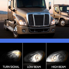 Sunhua Cascadia sealed headlights, waterproof and dustproof for harsh weather durability.