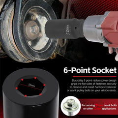 Sunluway heat-treated steel provides extended durability for high-torque impact use.