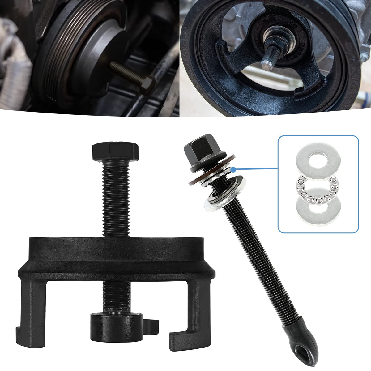 Sunluway 25264 GM harmonic puller for quick balancer removal with secure grip