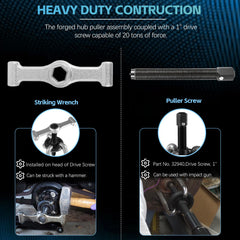 Sunluway adjustable puller legs adapting to different hubs