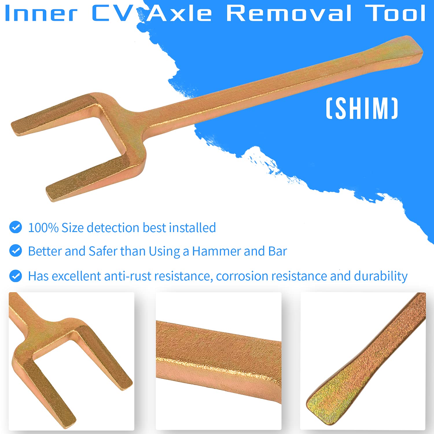 Sunluway axle popper being used for time-saving quick removal.