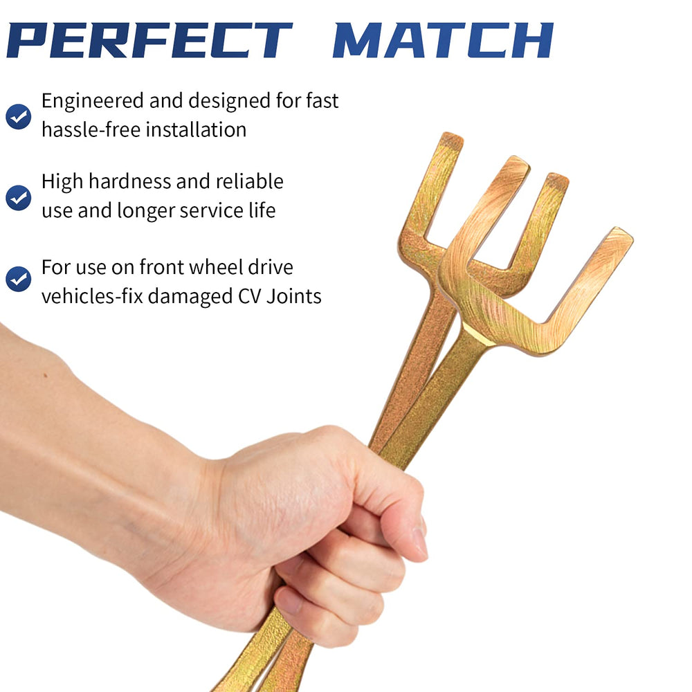 Sunluway tool delivers even force to protect transaxle during axle removal.
