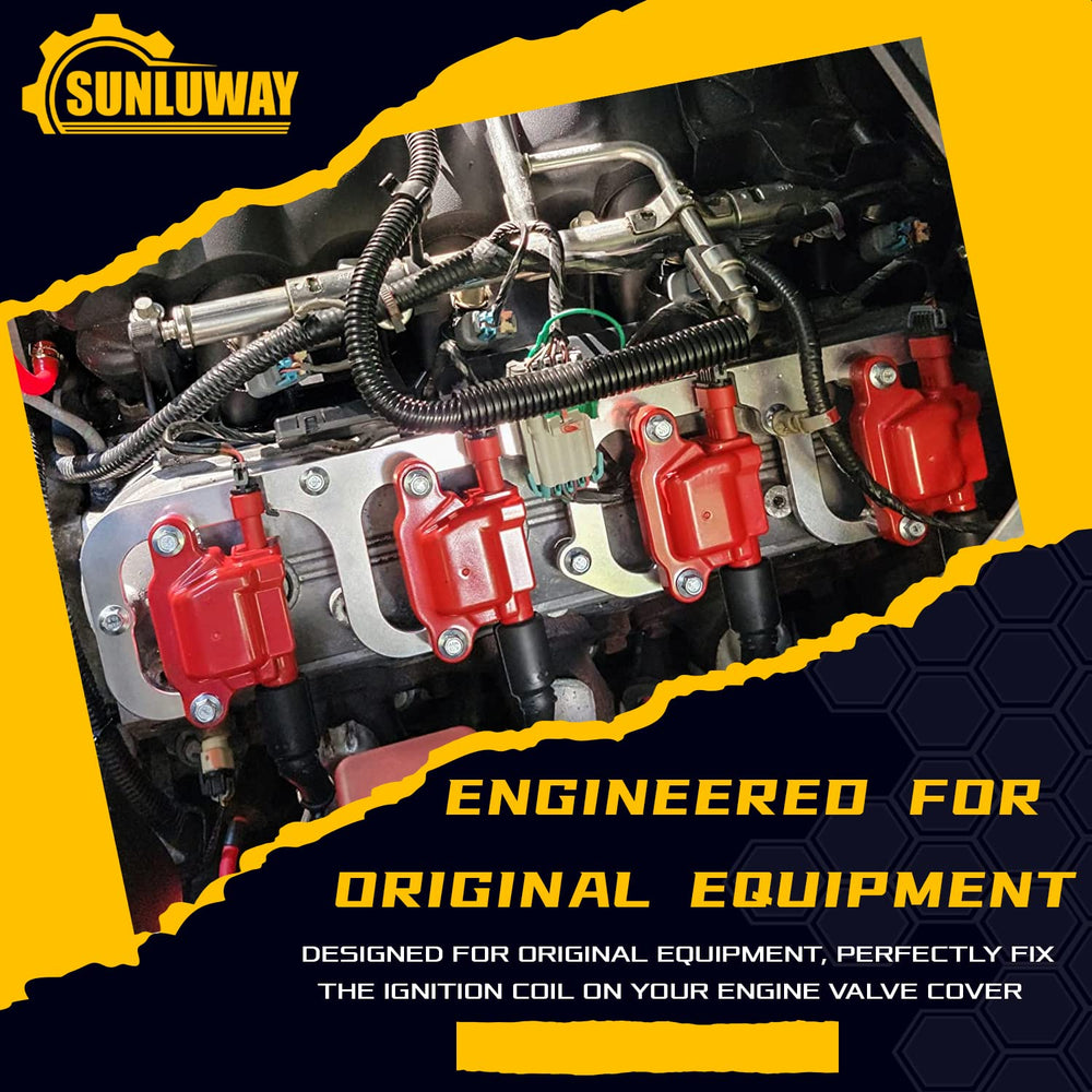 Sunluway coil bracket side mount shows durable fit for reliable ignition coil alignment.