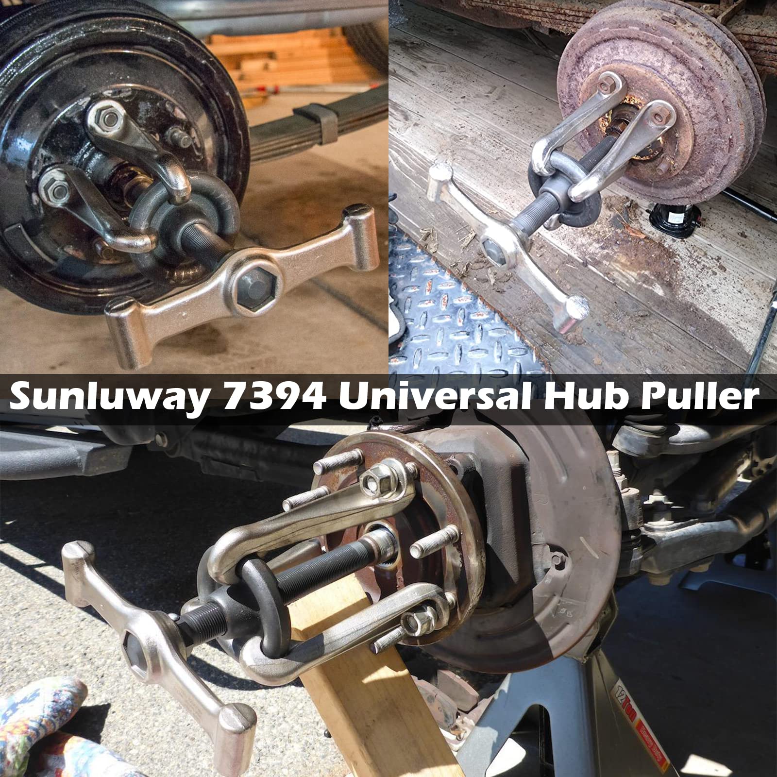 Sunluway heavy-duty steel construction withstands demanding hub removals
