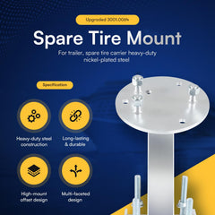 Sunluway nickel-plated steel mount highlighting rust-resistant construction.