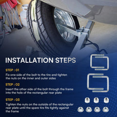 Sunluway trailer compatibility for 4, 5, and 6 lug tires.