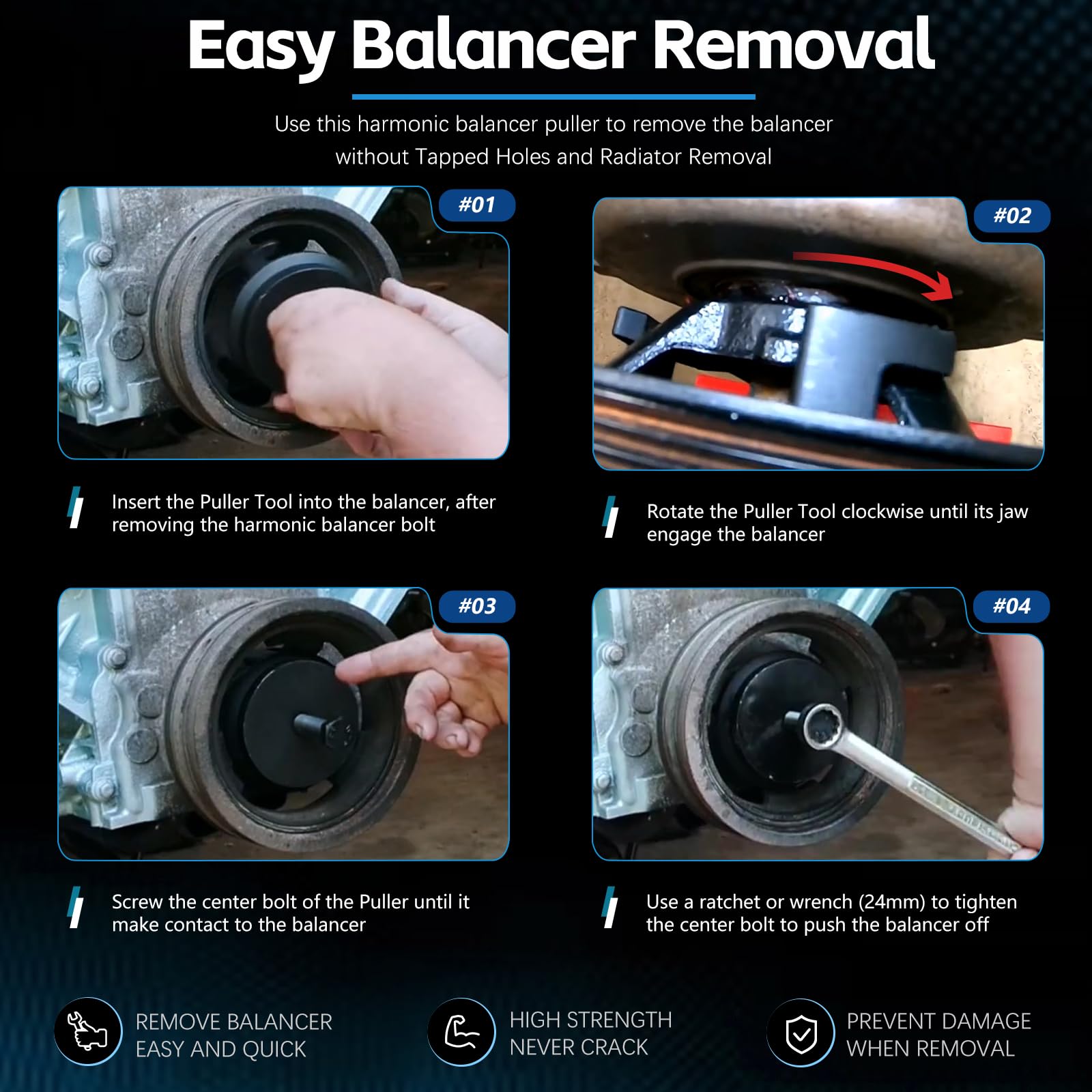 Sunluway trust bearing component aiding safe balancer installation