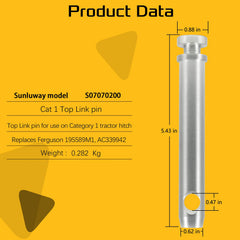 Sunluway upgraded 4-pack pins ready for replacement on tractors.