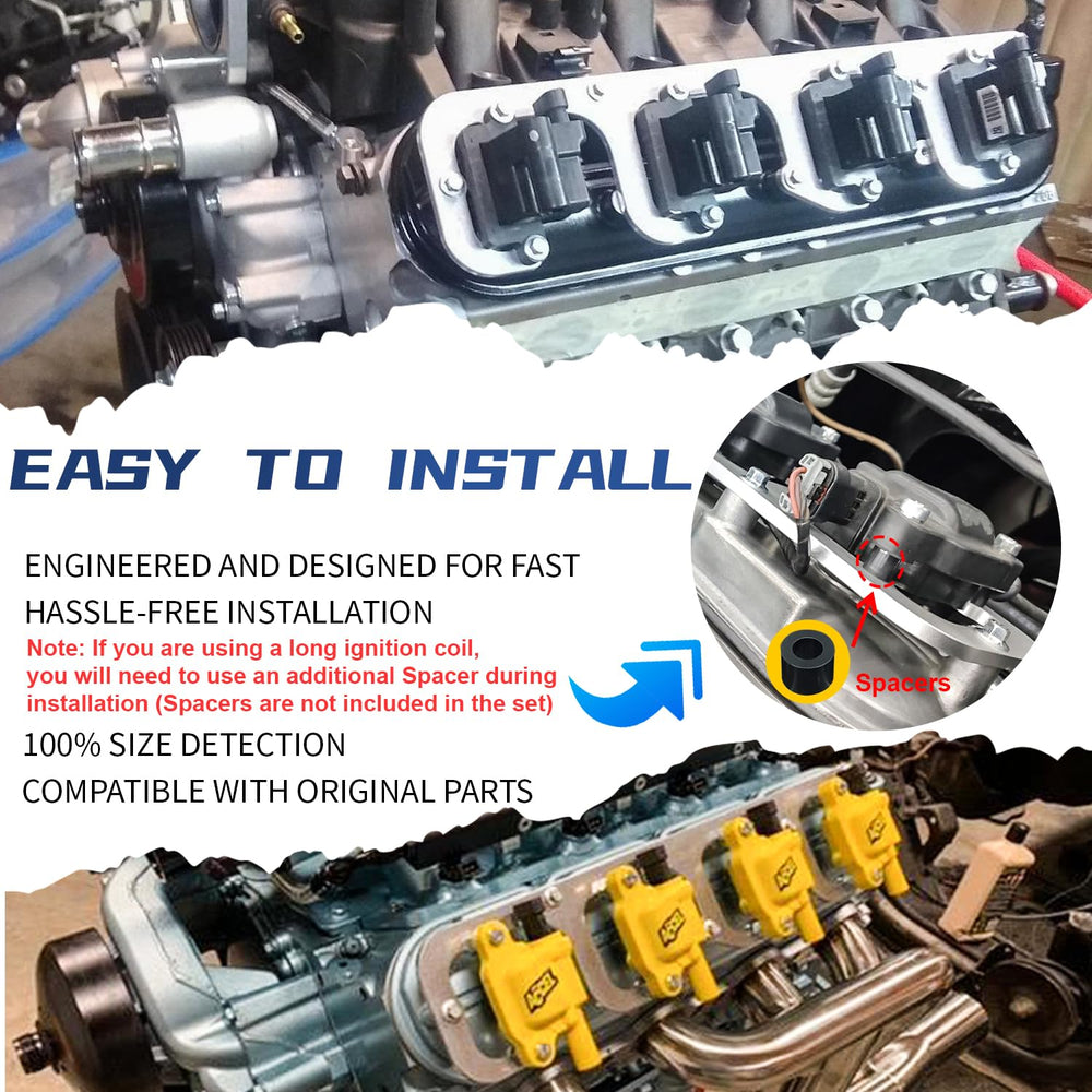 Sunluway valve-cover mounting hardware organized for clean, professional engine bay setup.