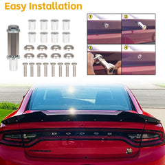 Acrylic construction of VenomV2 spoiler showing lightweight and durable properties