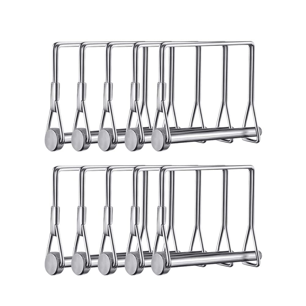 Sunnyway 10-pcs 1/4-inch wire lock pins for trailer hitch security.