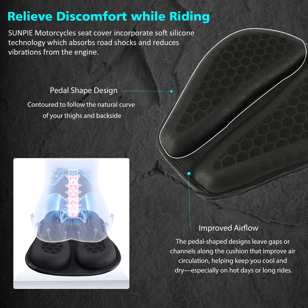 SUNPIE durable gel and weather-resistant materials endure daily riding.
