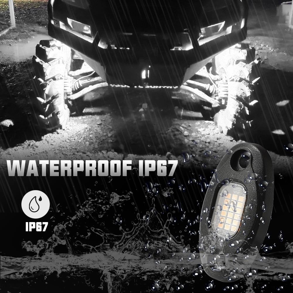 SUNPIE IP67 waterproof design protects against dust and water exposure.