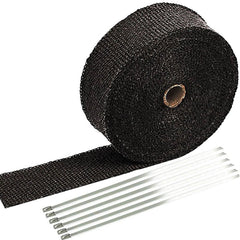 SunplusTrade exhaust heat wrap 2in x 50ft roll protects exhaust pipes with durable heat shielding