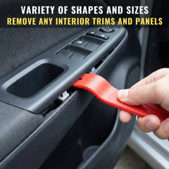 SunplusTrade tool prying a car door panel demonstrating safe, scratch-free removal