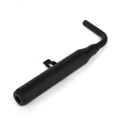 SUNQIAO PW50 silencer front view showing compact fit on PW50 bikes.