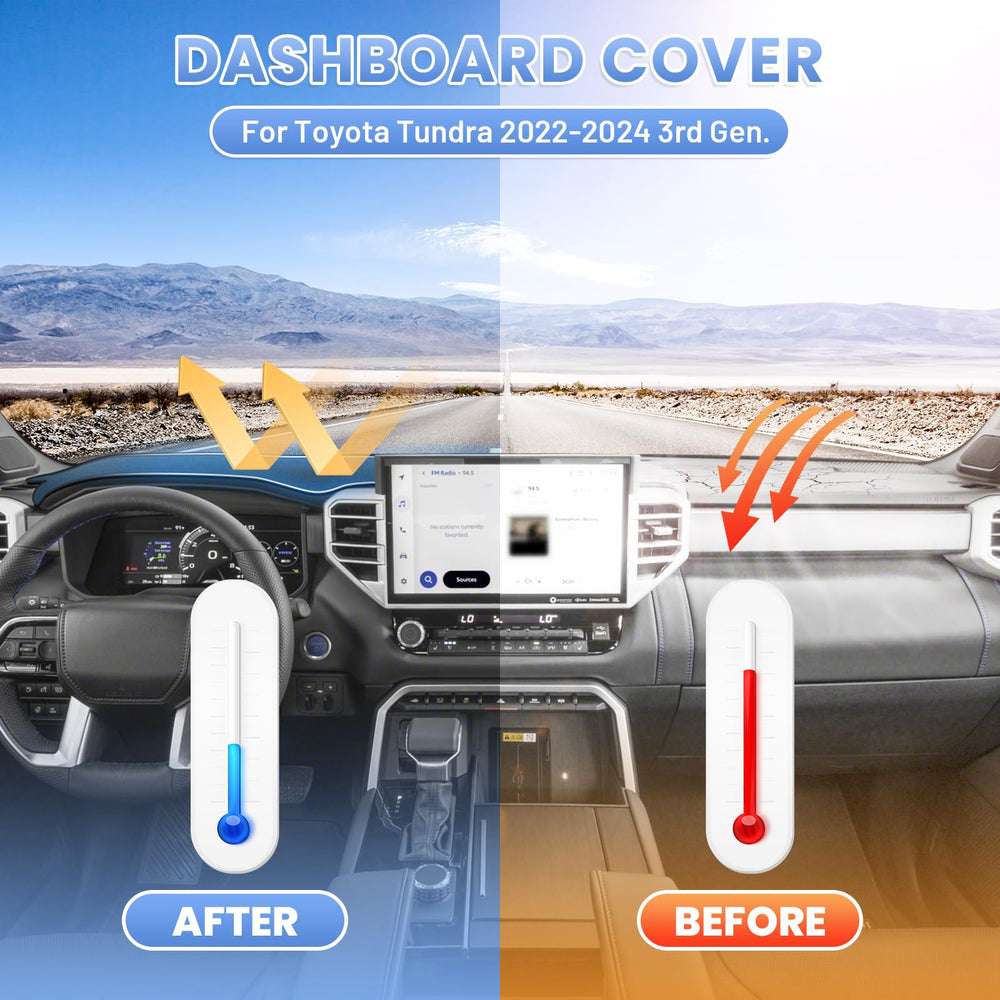 Sunsdrew dash cover with nonslip mesh prevents sliding during drives