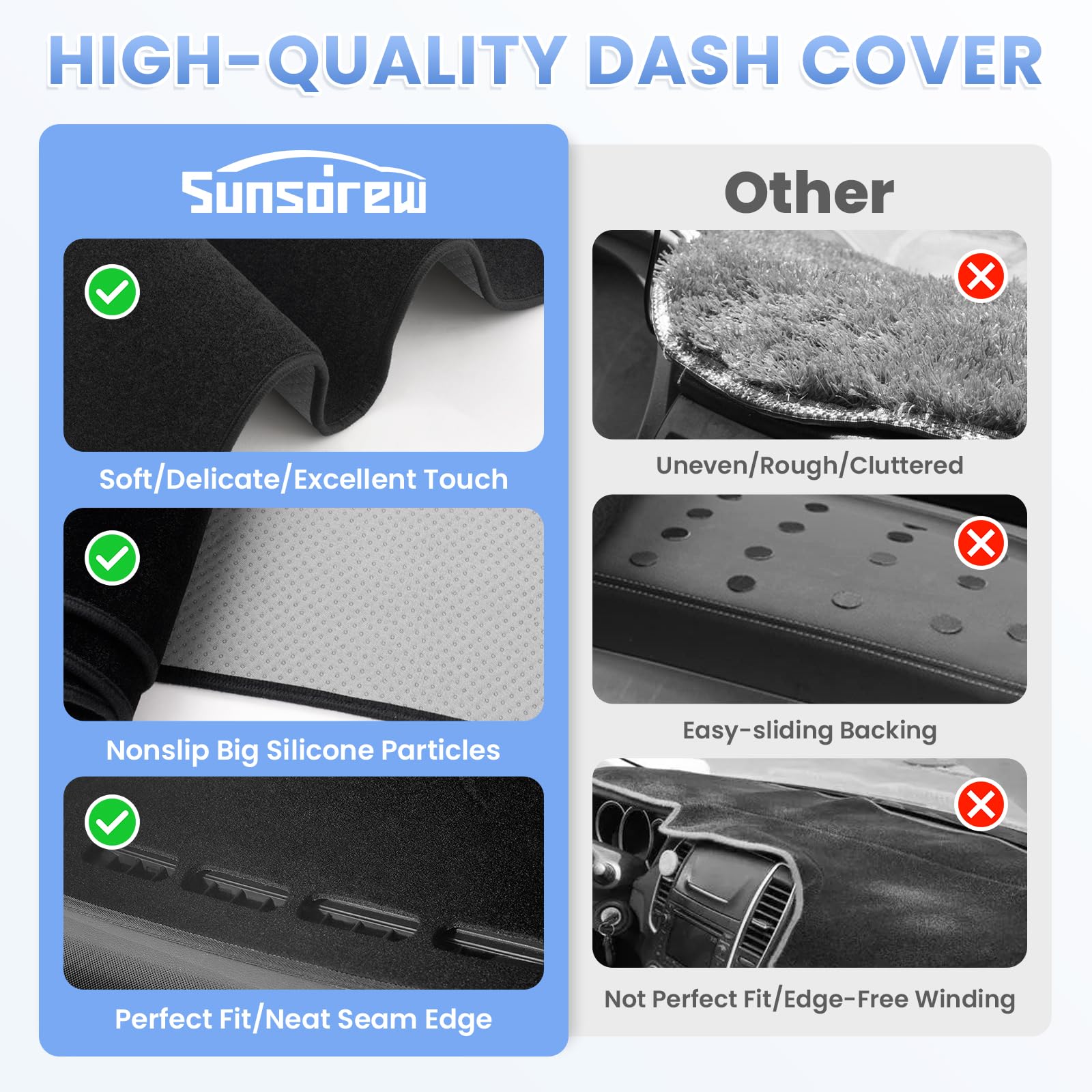 Sunsdrew Frontier glare reduction improves on-road visibility.