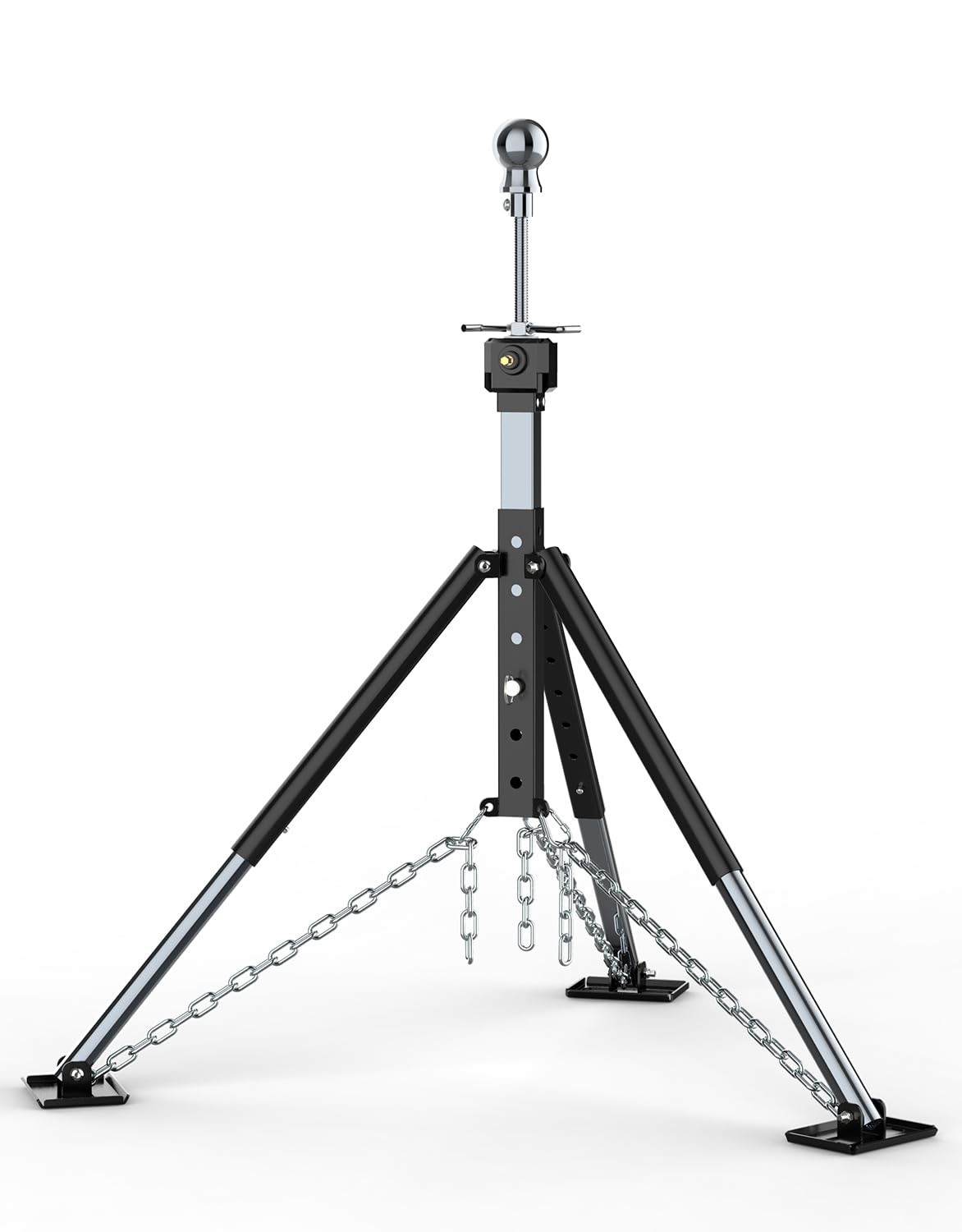 Sunshine Farmre drill-setup for fast, precise stabilization of the RV 5th wheel