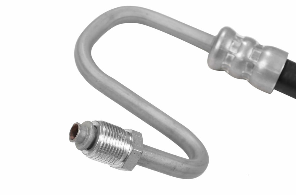 Sunsong 3401061 hose showing brackets and guards for secure installation.